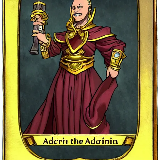 Prompt: tunon the adjudicator, archon of justice to kyros