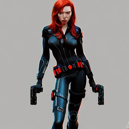 Prompt: Ewa Sonnet as black widow, au naturel, hyper detailed, digital art, trending in artstation, cinematic lighting, studio quality, smooth render, unreal engine 5 rendered, octane rendered, art style by klimt and nixeu and ian sprigger and wlop and krenz cushart