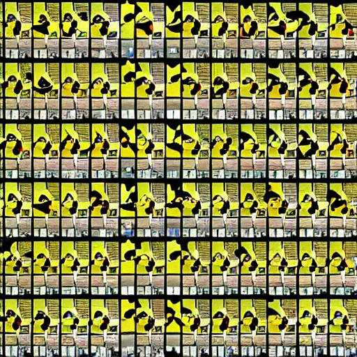 Prompt: autostereogram of pikachu