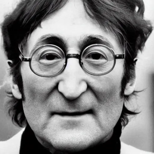 Prompt: A colored colorized real photograph of old John Lennon as an old man in his eighties with short hair in the 2010s, Old John Lennon, taken in the early 2020s, taken on a 2010s Camera, realistic, hyperrealistic, very realistic, very very realistic, highly detailed, very detailed, extremely detailed, detailed, digital art, trending on artstation, headshot and bodyshot, detailed face, very detailed face, very detailed face, real, real world, in real life, realism, HD Quality, 8k resolution, intricate details, colorized photograph, colorized photo, John Lennon as an old man with short hair, old John Lennon, old man John Lennon