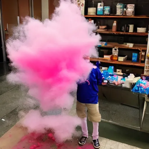 Image similar to a cotton candy tornado