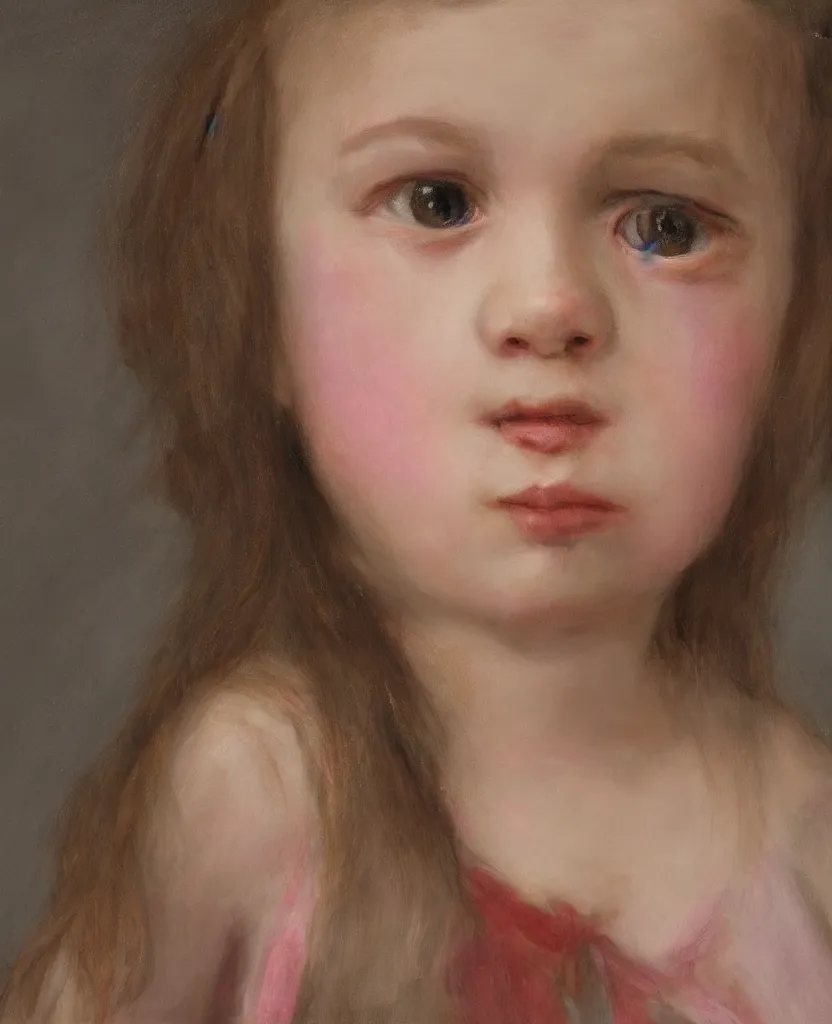 Prompt: portrait of an ugly young girl, realistic, 8 k