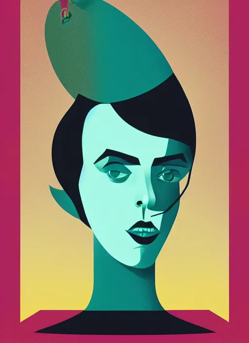 Image similar to female portrait by petros afshar tom whalen