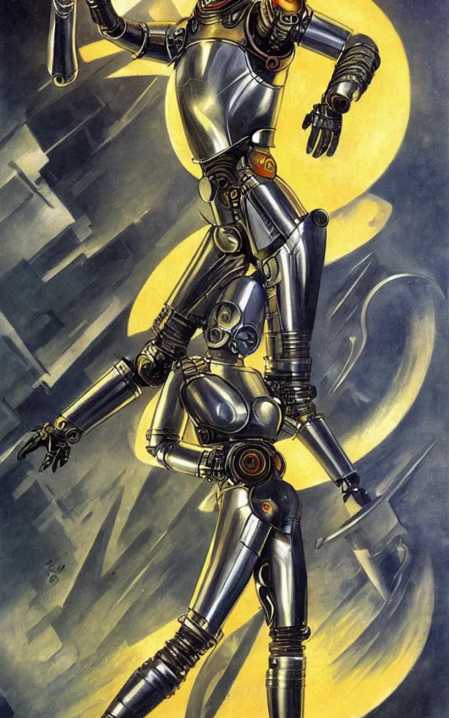 Prompt: futurist cybernetic knight, future perfect, award winning digital art by enoch bolles