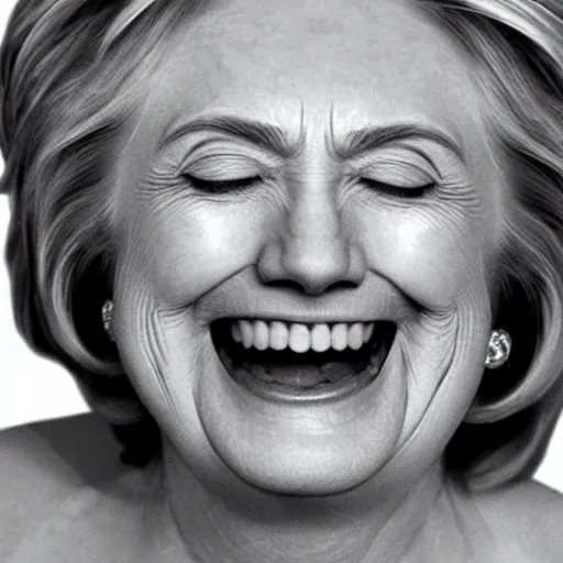 Prompt: crying person that looks like hillary clinto