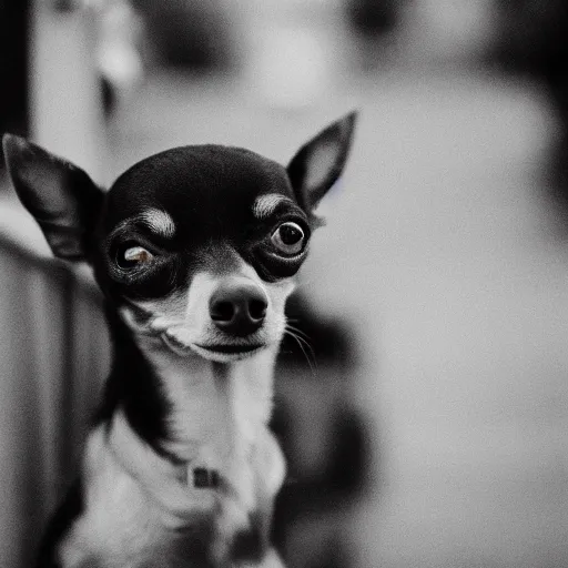 Image similar to a chihuahua drinking beer, professional photography