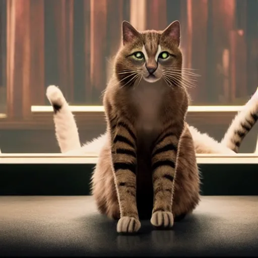 Image similar to taylor swift starring in the movie cats. imax, cinematic, 4 k