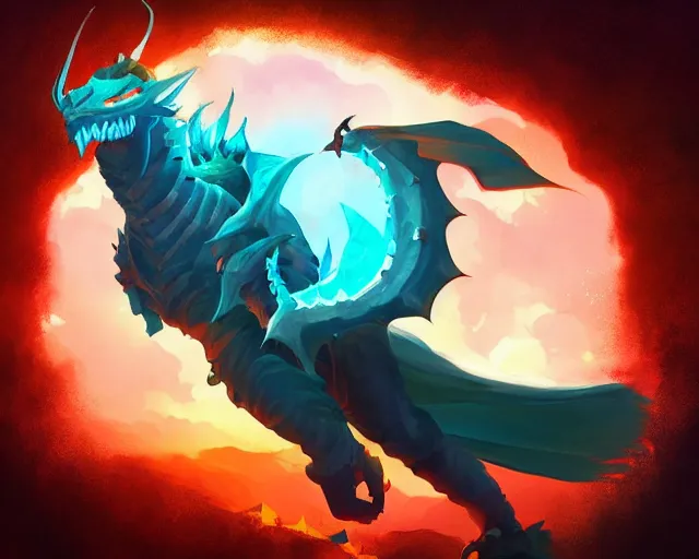 Image similar to ice dragon vector minimalist warcraft, loftis, cory behance hd by jesper ejsing, by rhads, makoto shinkai and lois van baarle, ilya kuvshinov, rossdraws global illumination