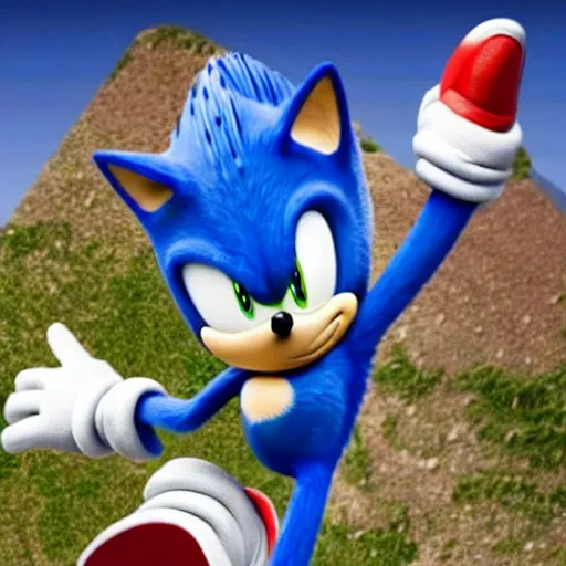 Prompt: sonic the hedgefund, photo