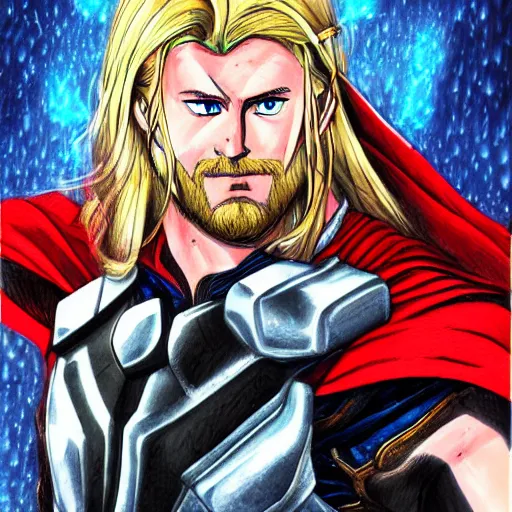 Thor drawing cartoon | Thor drawing, Drawing superheroes, Thor
