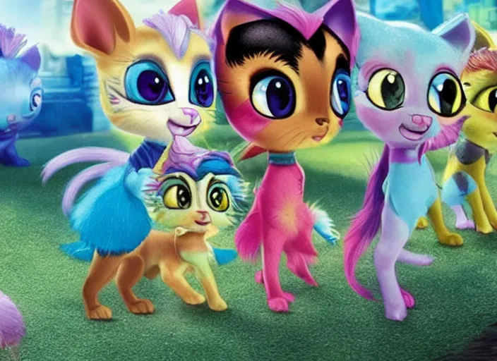 Image similar to littlest pet shop cat in avatar ( 2 0 0 9 )