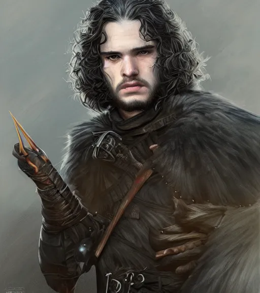 Image similar to John Snow, highly detailed, centered, digital painting, artstation, concept art, smooth, sharp focus, illustration, art by artgerm and donato giancola and Joseph Christian Leyendecker, Ross Tran, WLOP