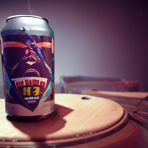 Prompt: man crush beer can on his head, octane render, nvidia raytracing demo