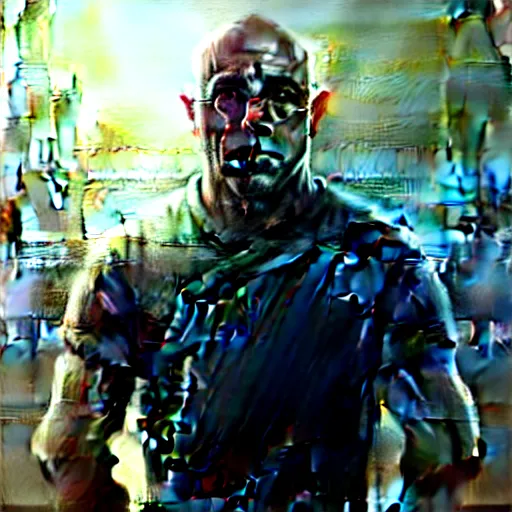 Image similar to portrait of joe rogan, concept art by greg rutkowski, futuristic and brutalist environment, scifi, highly detailed portrait, digital painting, artstation, concept art, smooth, sharp foccus ilustration, artstation hq