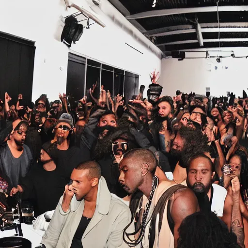 Image similar to donda album listening party event by kanye