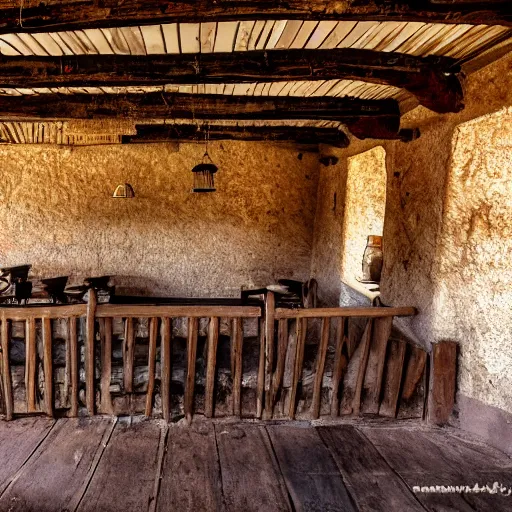 Image similar to An old saloon in a Spanish desert