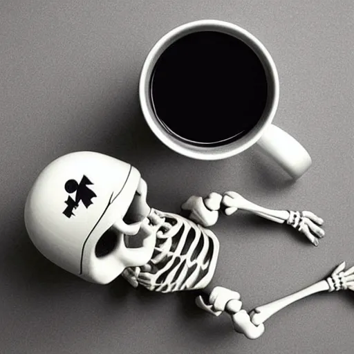 Image similar to a cup with a skeleton saying'gaming '!!! on it,'gaming '!!!