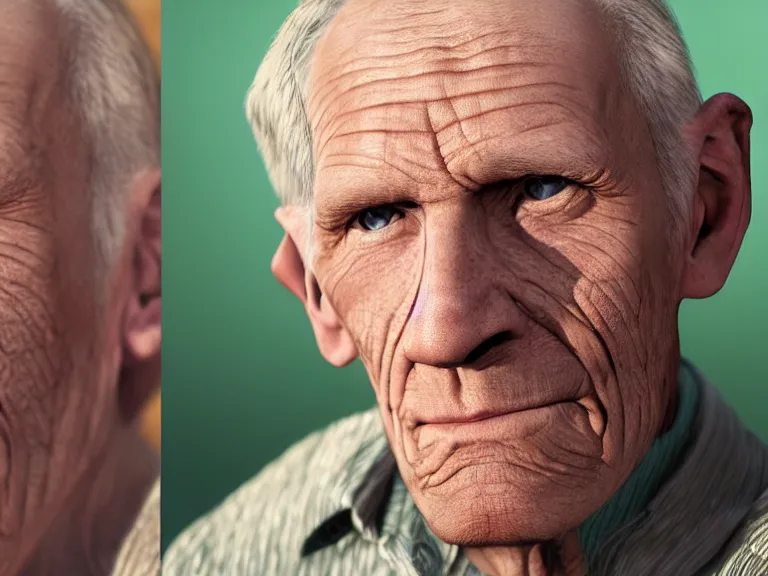 Image similar to A colored colorized real photograph of Jerma985 as an elderly guy, taken in the early 2020s, taken on a 2010s Camera, realistic, hyperrealistic, very realistic, very very realistic, highly detailed, very detailed, extremely detailed, detailed, digital art, trending on artstation, headshot and bodyshot, detailed face, very detailed face, very detailed face, real, real world, in real life, realism, HD Quality, 8k resolution, intricate details, colorized photograph, colorized photon