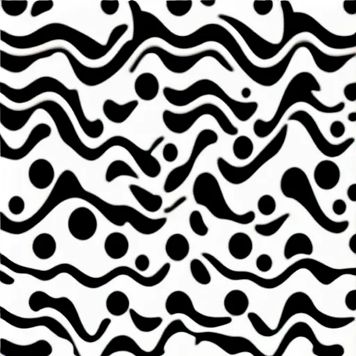 Image similar to black and white ocean wave luxury themed svg vector art panel for cnc plasma, laser, stencil, unique art nouveau deco hole through circuit design