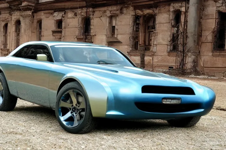 Image similar to muscle car designed in ukraine ( 2 0 0 5 )