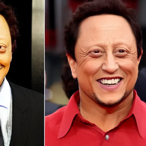 Image similar to rob schneider transformed into a stapler