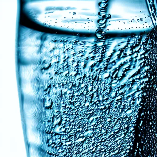 Prompt: close - up on a glass of water held by a female hand, blurred, depth of field, photography by denis villeneuve