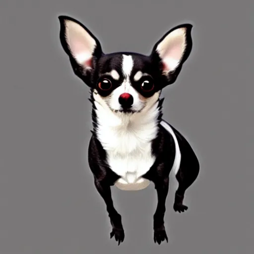 Image similar to chihuahua in style of pow patrol, render, high quality