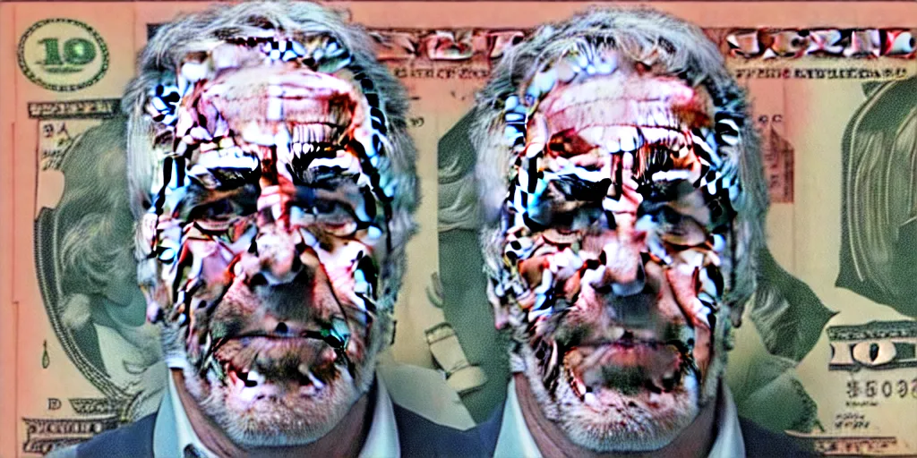 Image similar to Dollar Bill with Jeffrey Epstein