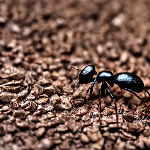 Prompt: a pack of new port cigarettes in the perspective view of an ant