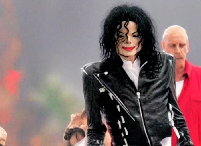 Image similar to A photo of Michael Jackson still alive Aug 2, 2022, proof, BREAKING