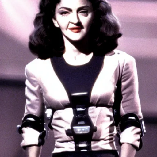 Image similar to madonna aged 2 0 in star trek