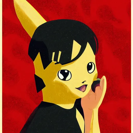 Prompt: portrait pikachu girl by petros afshar, tom whalen, laurie greasley, jc leyendecker and singer sargent