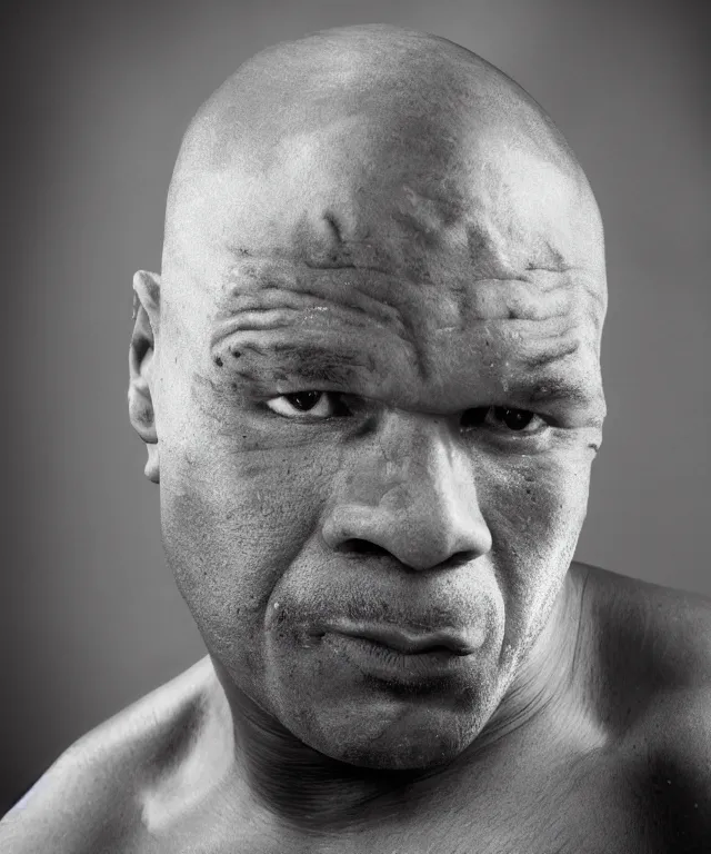 Image similar to photo portrait of Mike Tyson