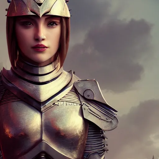 Prompt: stunning bust of a beautiful female knight, but as a female dragon, posing with her hands on her hips, well designed head, sharp claws, HD octane render, epic cinematography, fantasy, Artstation, Deviantart, Furaffinity