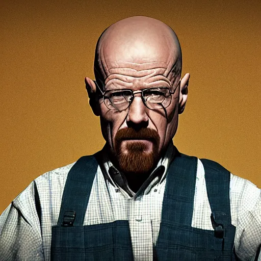 Prompt: Walter White is the president 4k detail