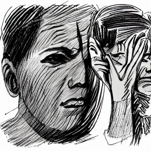 Image similar to the meager headache 1 9 6 5, pen and ink, scribbly, sketched, highly detailed, illustration for the new yorker, black and white, foutain pen