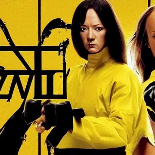 Prompt: kill bill movie starring linds hamilton