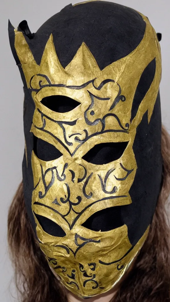 Prompt: LUCHADORA mask