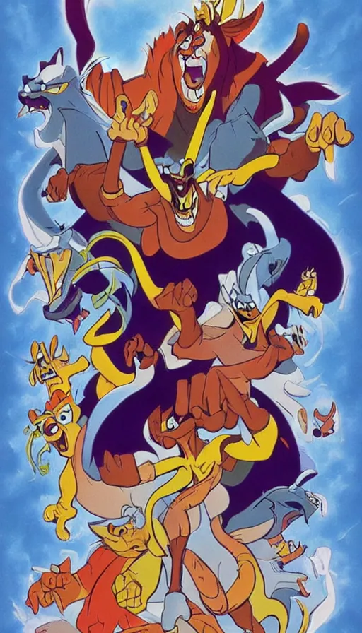 Image similar to rage, by don bluth