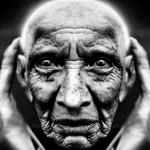 Image similar to portrait of an extraterrestrial by lee jeffries