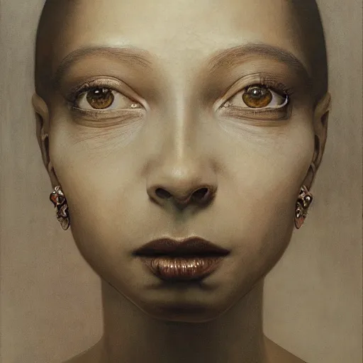 Prompt: sade by zdzisław beksinski, iris van herpen, artgerm, raymond swanland and alphonse mucha. highly detailed, hyper real, beautiful