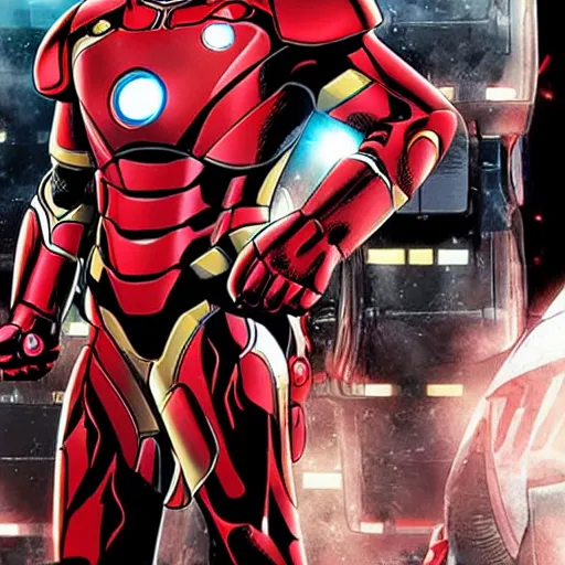 Prompt: ironman as dc character