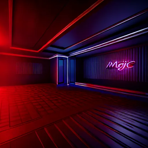 Image similar to the inside of magic city in atlanta, empty strip club, trending on artstation, depth field, unreal engine, cinematic, hyper realism, high detail, octane cinema 4 d render, a 2 4 cinematography, 8 k