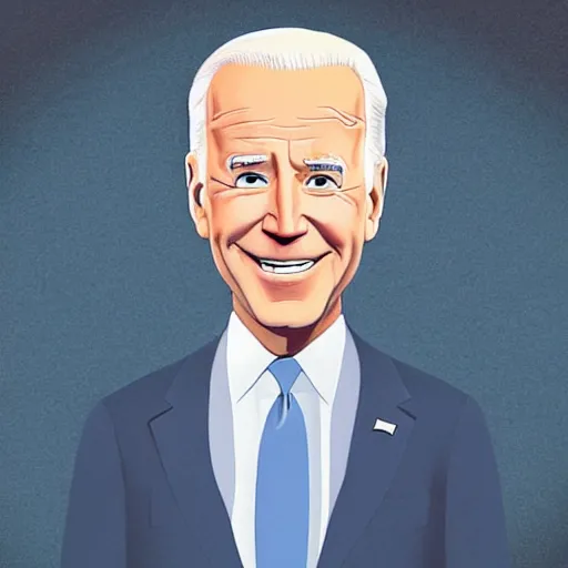 Image similar to joe biden charicature by disney pixar