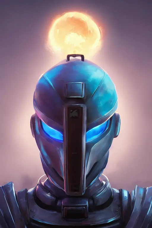 Image similar to epic mask helmet robot ninja portrait stylized as fornite style game design fanart by concept artist gervasio canda, behance hd by jesper ejsing, by rhads, makoto shinkai and lois van baarle, ilya kuvshinov, rossdraws global illumination radiating a glowing aura global illumination ray tracing hdr render in unreal engine 5