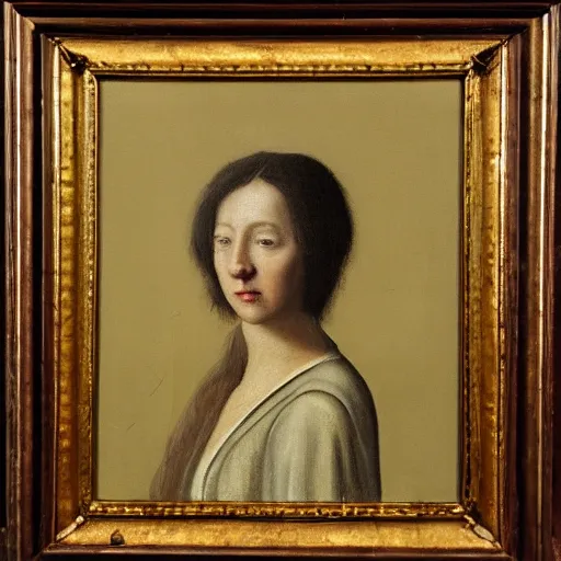 Prompt: obscure art portrait by old masters