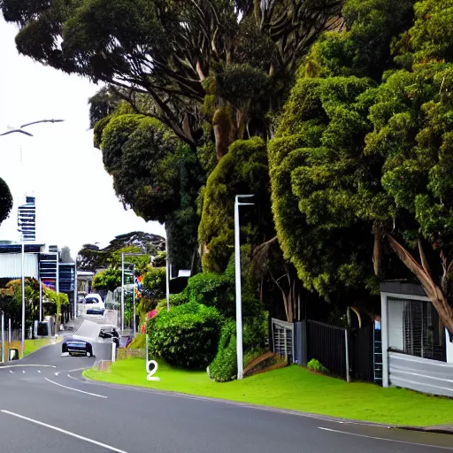 Image similar to a photograph of parnell road in auckland new zealand