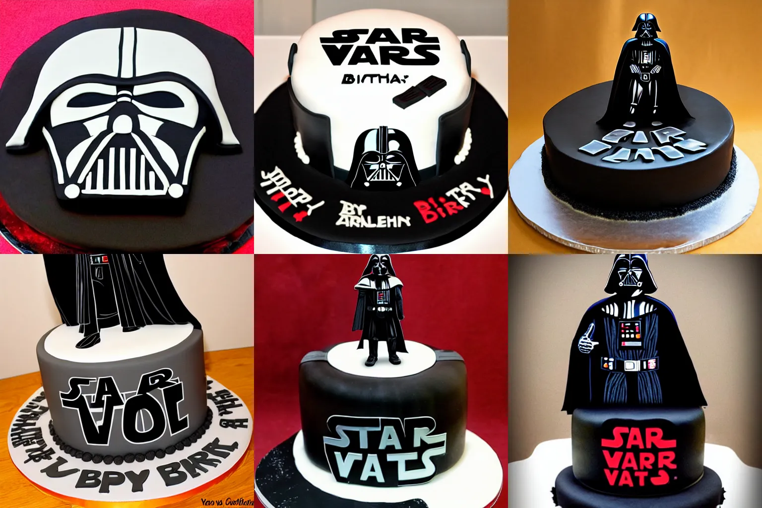 Darth vader best sale birthday cake