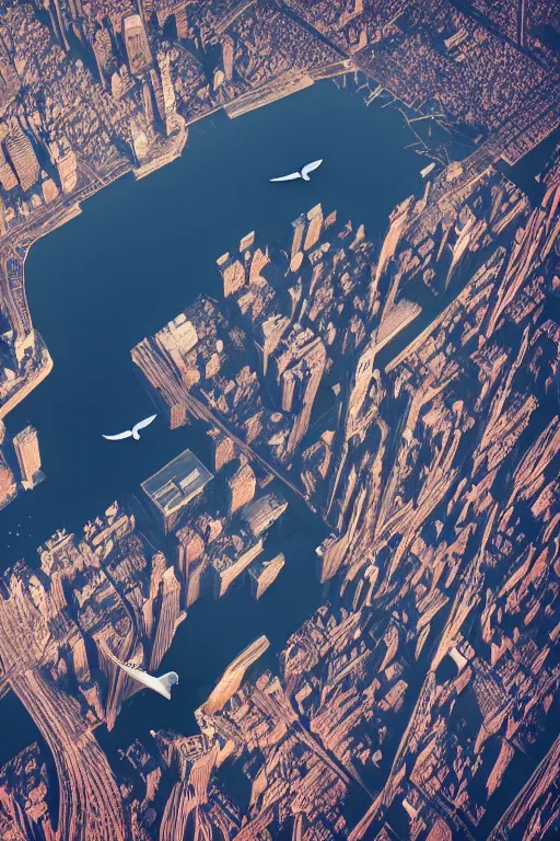 Prompt: a whale flying above new york city, superwide angle, redscale photography, dramatic lighting, photorealistic, cinematic lighting, high detail, cinematic feel, high octane, 4 k, unreal engine, digital render, intricate, ultra realistic, concept art