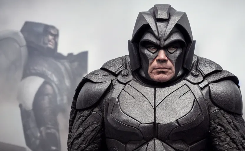 Image similar to film still of brian cox as darkseid, highly detailed,